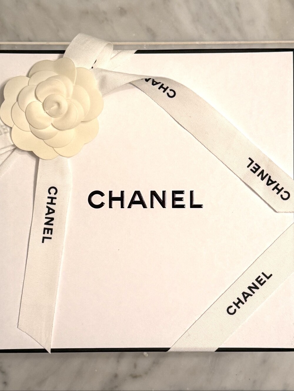 NEW! CHANEL Three Piece White Box!